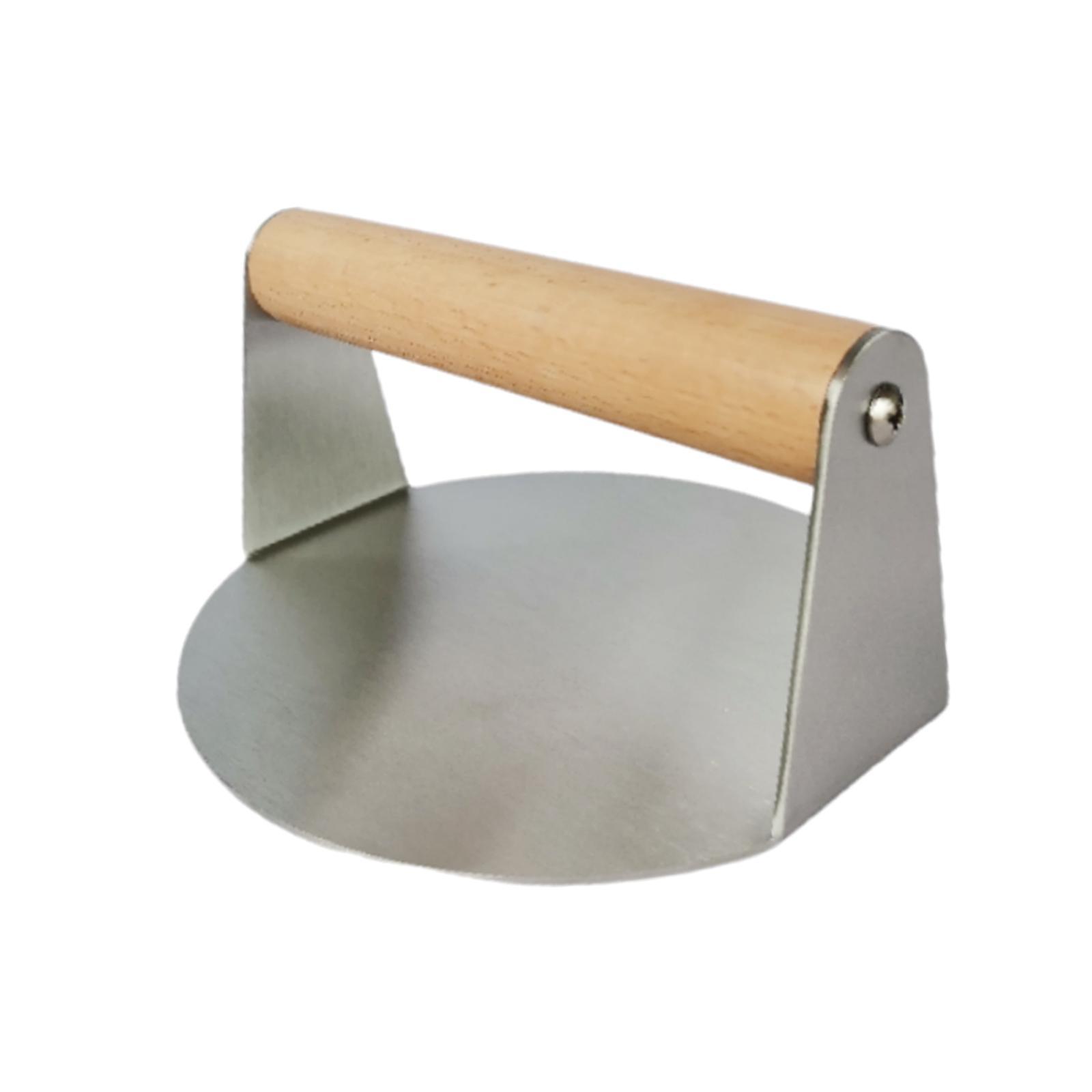 Press Burger Smasher Stainless Steel Burger Press Maker Smooth Meatballs Maker Nonstick Grill Cooking Smasher for Flatbreads Sandwiches