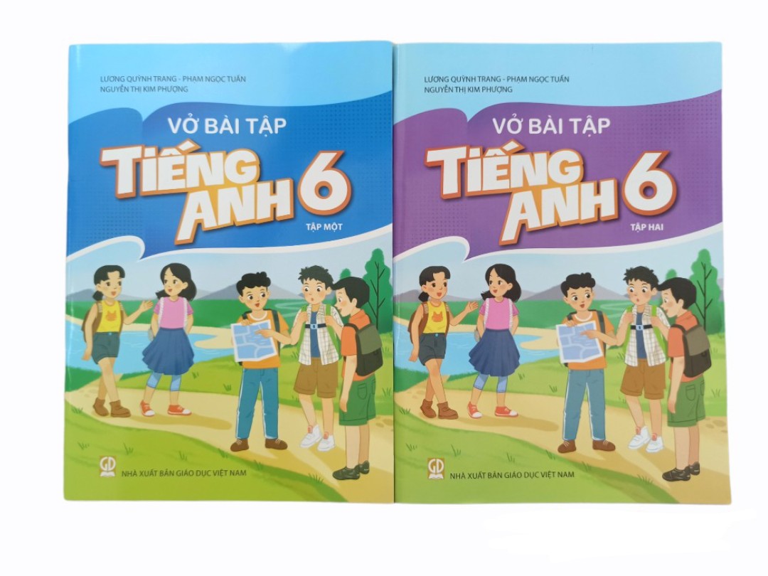 Combo Vở Bài Tập Tiếng Anh Lớp 6 Tập 1+2
