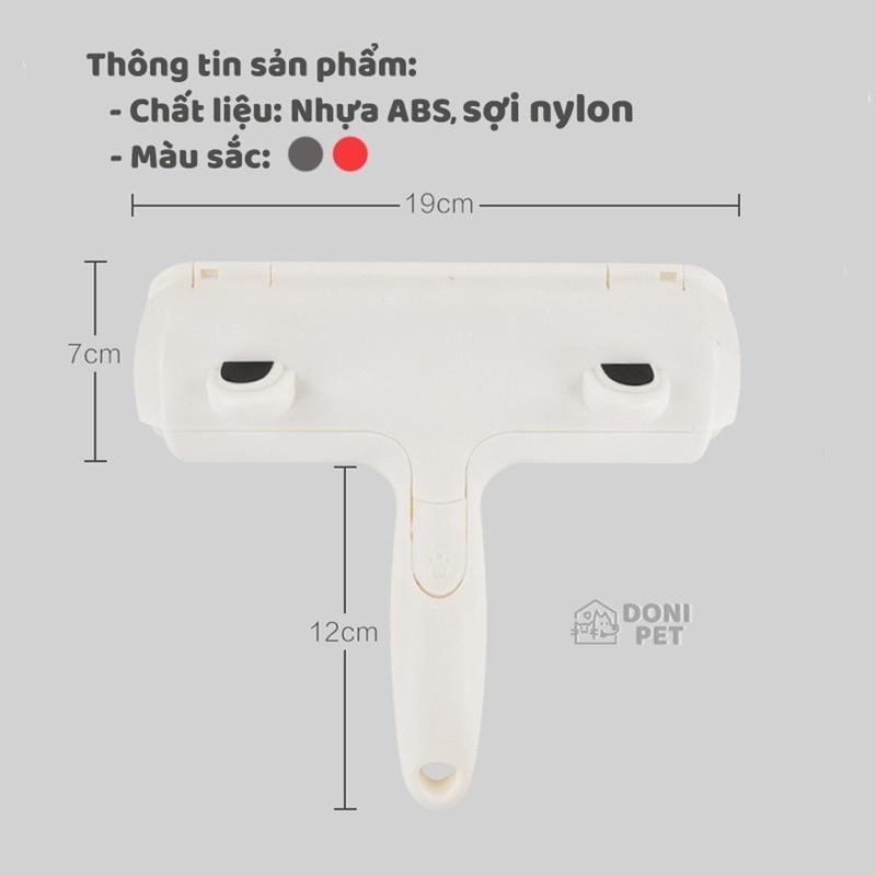Cây lăn lông chó mèo - Lăn tĩnh điện hút lông thú cưng làm sạch giường chăn đệm sofa