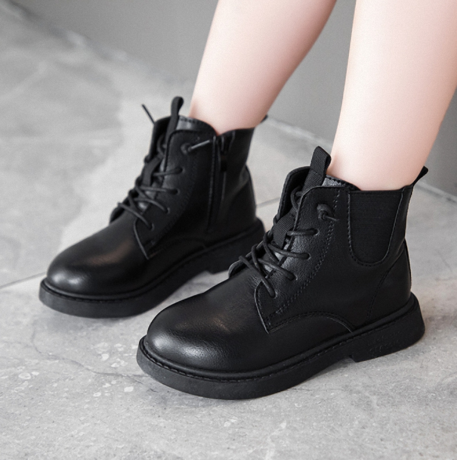 Giày Boot da cho bé gái phong cách hàn quốc (mẫu mới nhất ) - BB108