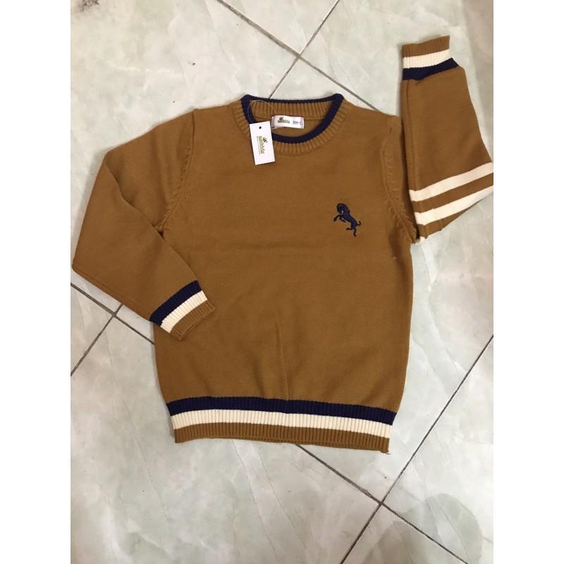 Áo len cổ tròn cho bé