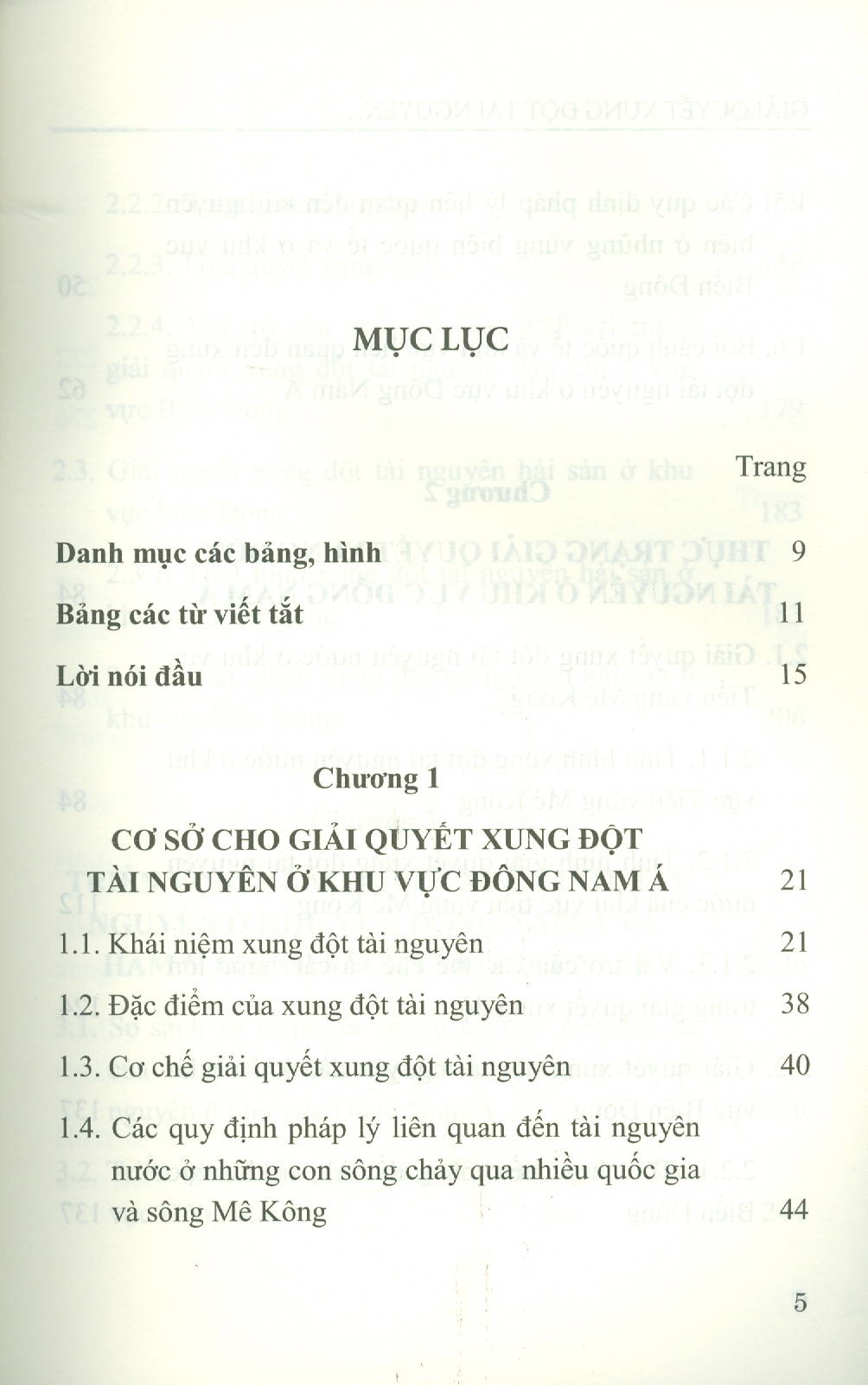 Giải Quyết Xung Đột Tài Nguyên Ở Khu Vực Đông Nam Á (Resolving Resource Conflicts In Southeast Asia) (Sách chuyên khảo)