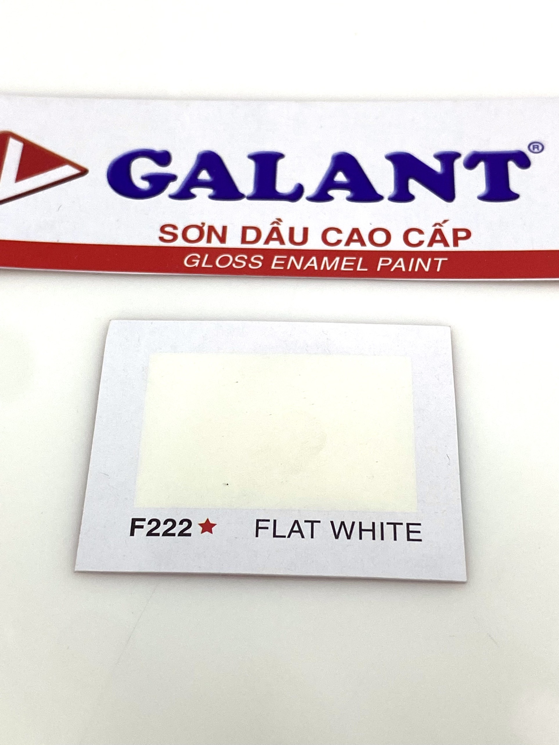 Sơn dầu Galant màu Flat White F222 _ 0.8L