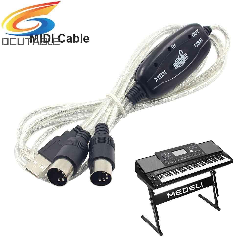 Cáp Chuyển Đổi MIDI Sang USB Chuyên Nghiệp Cho Bàn Phím Điện Tử