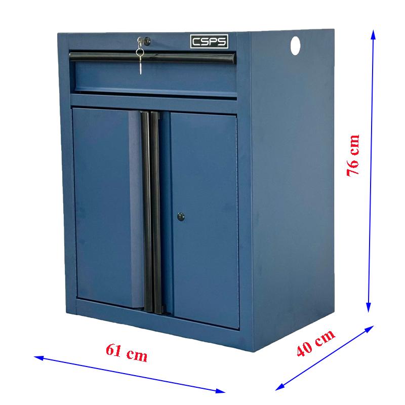 Tủ dụng cụ CSPS 61cm - 01 hộc kéo màu xanh dương