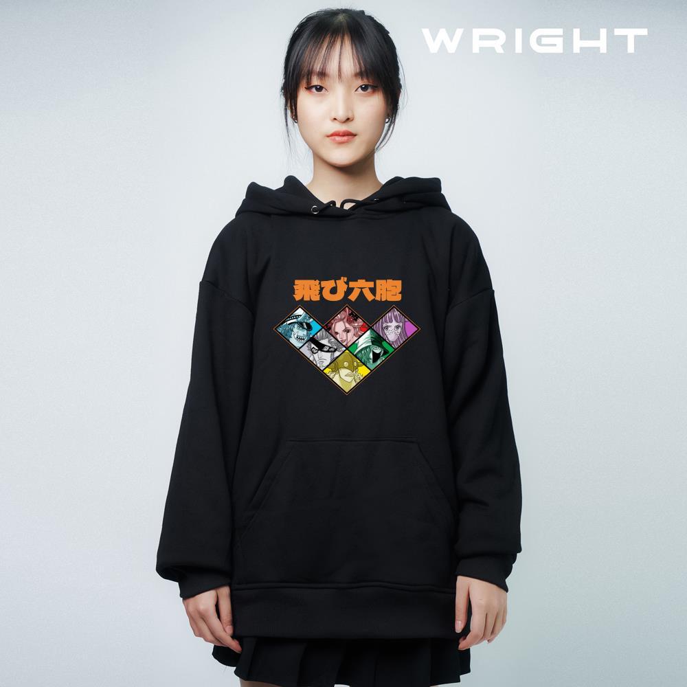 Áo hoodie anime the tobi roppo one piece tấm gương phản chiếu Wright oversize unisex