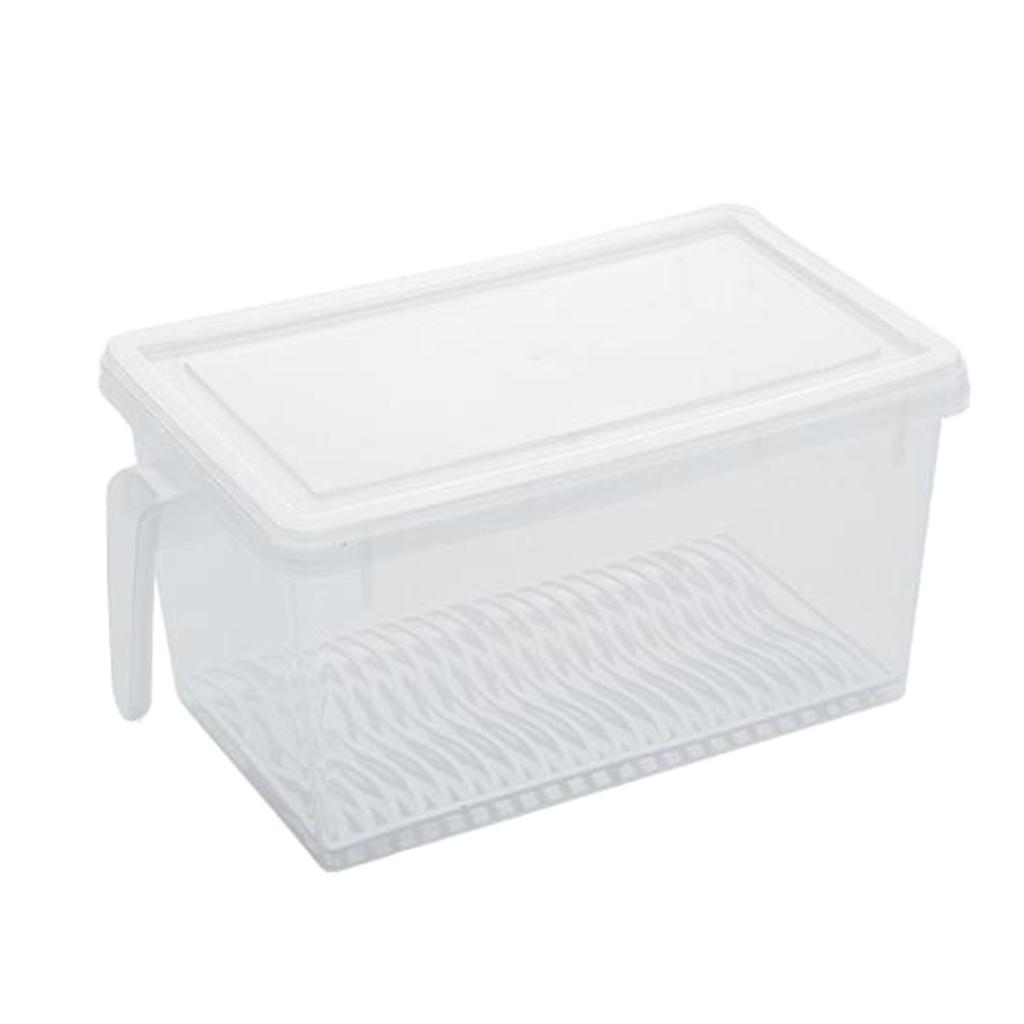 Food Storage Container Refrigerator Organizer Box with Handle