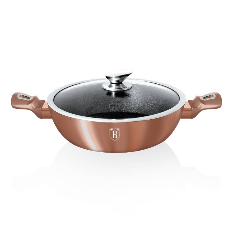 Nồi chảo có nắp 2 quai cầm Berlinger Haus BH/1519N 28cm Hàng chính hãng