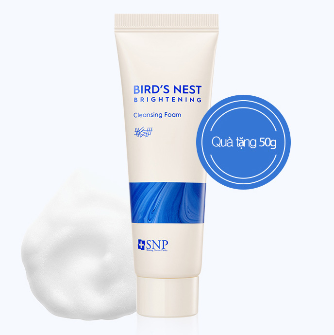 Bộ Dưỡng Trắng Cấp Ẩm Tinh Chất Tổ Yến Cao Cấp SNP Birds Nest Brightening Special Set