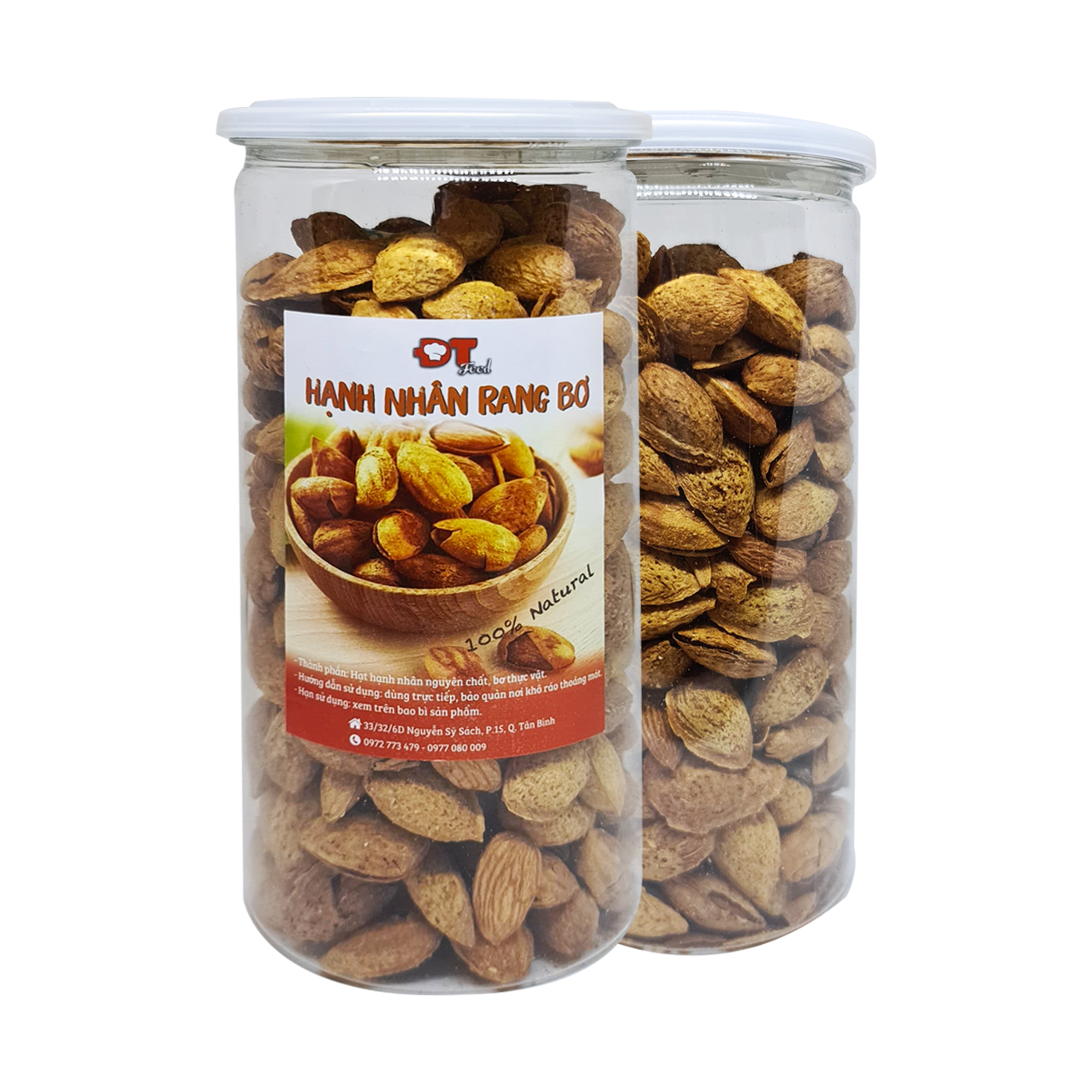 Hạnh Nhân Mỹ Rang Bơ Thượng Hạng DTFood 450g