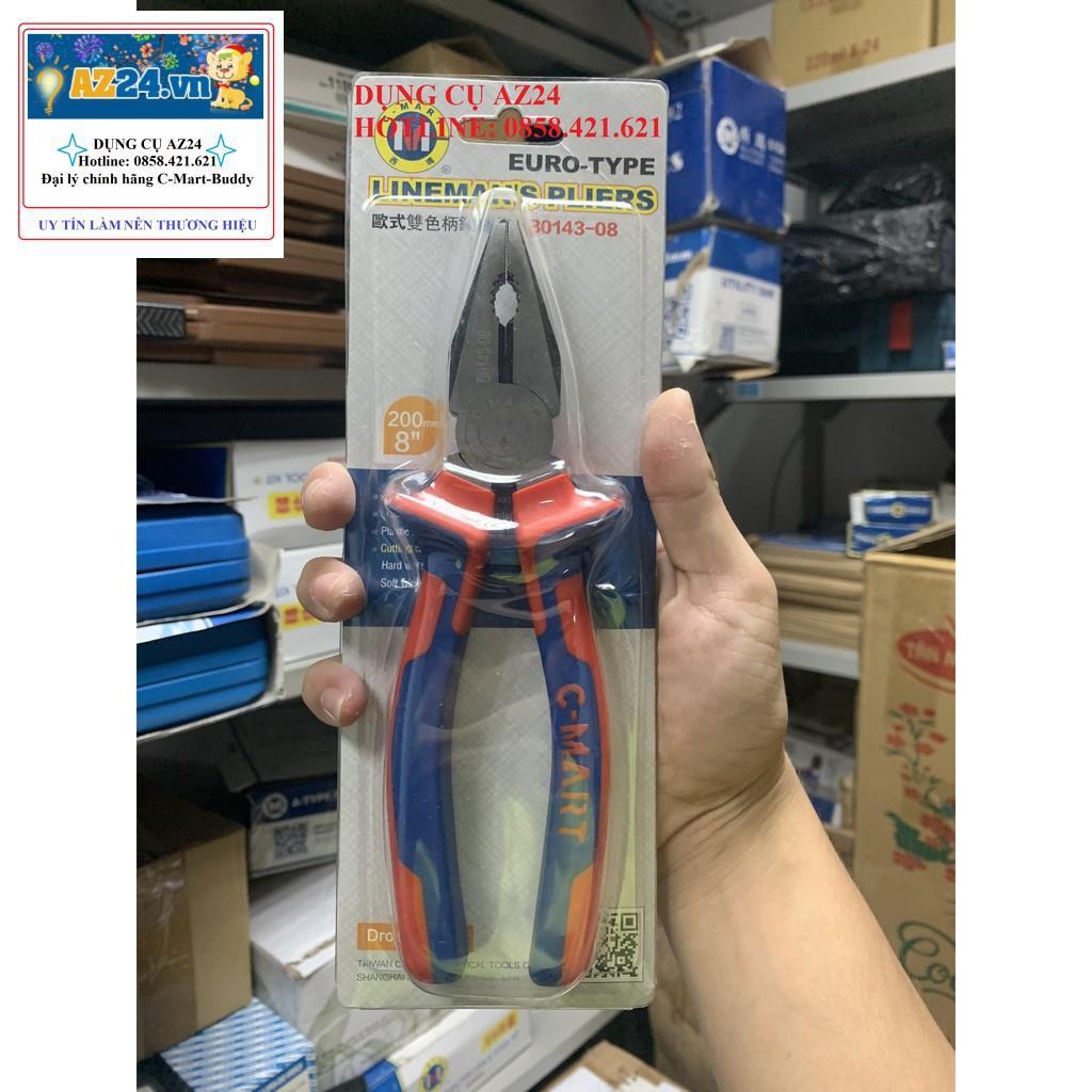 Kìm điện cán đỏ xanh B0143-08 C-MART RẺ NHẤT THỊ TRƯỜNG