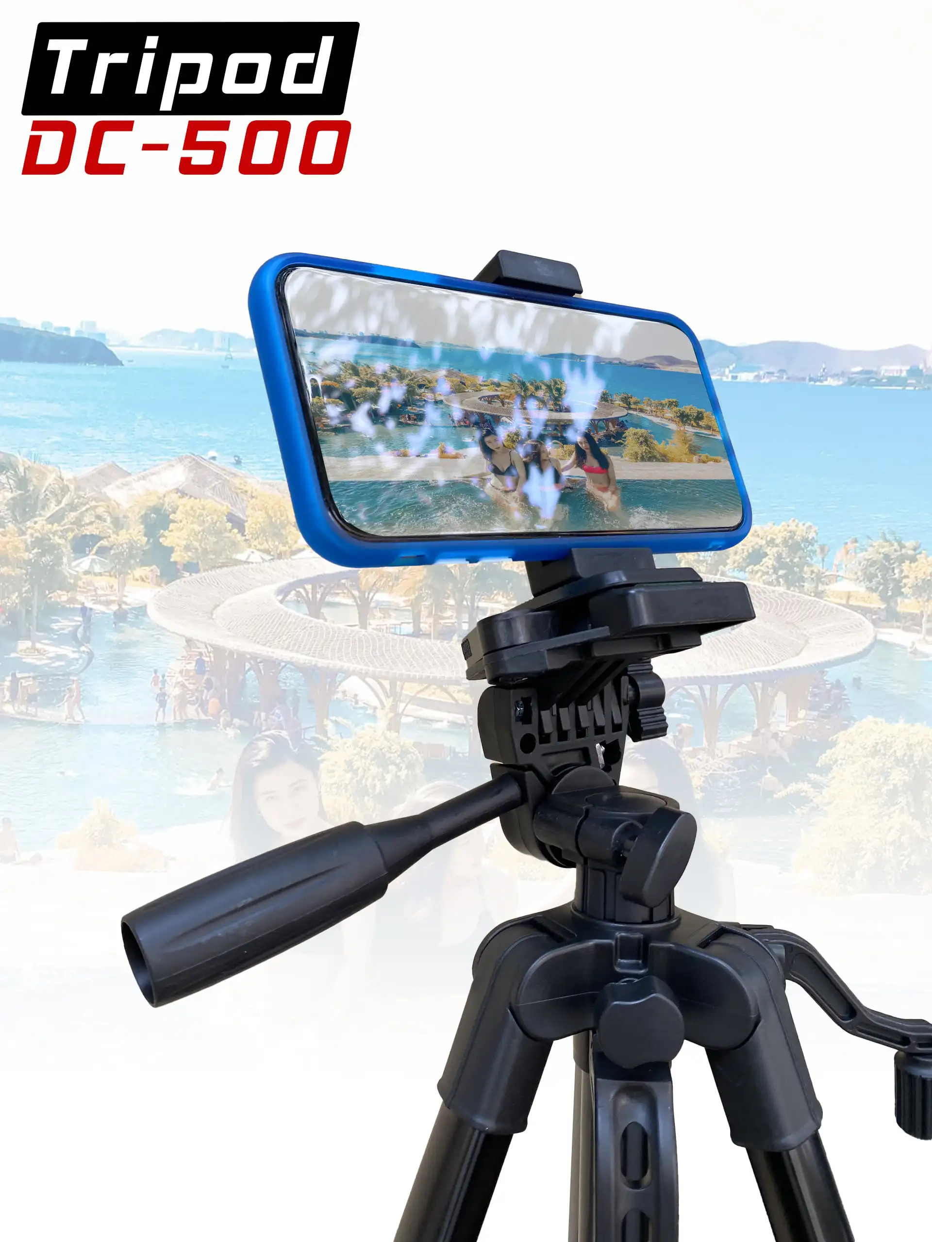 Gậy Tripod 3 Chân DC-500 Cho Máy Ảnh, Điện Thoại Vật Liệu Hợp Kim Cao Cấp