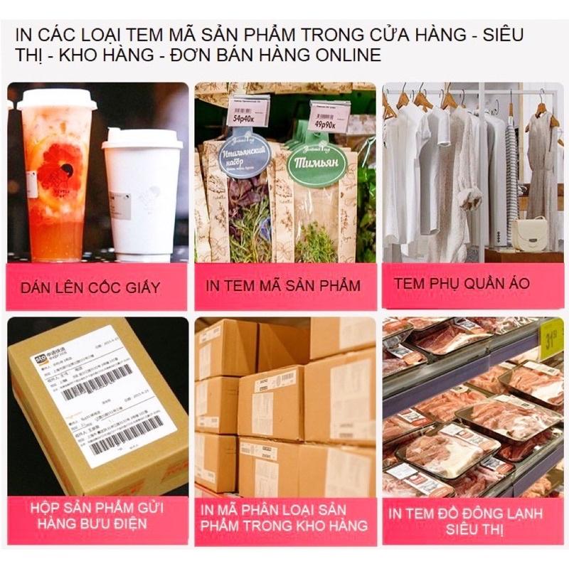 Giấy In Nhiệt A7 7cm x 10cm Hơn 300 Tem Lớp Dán Keo Chống Nước, In Vận Đơn, Hoá Đơn, Bill,…