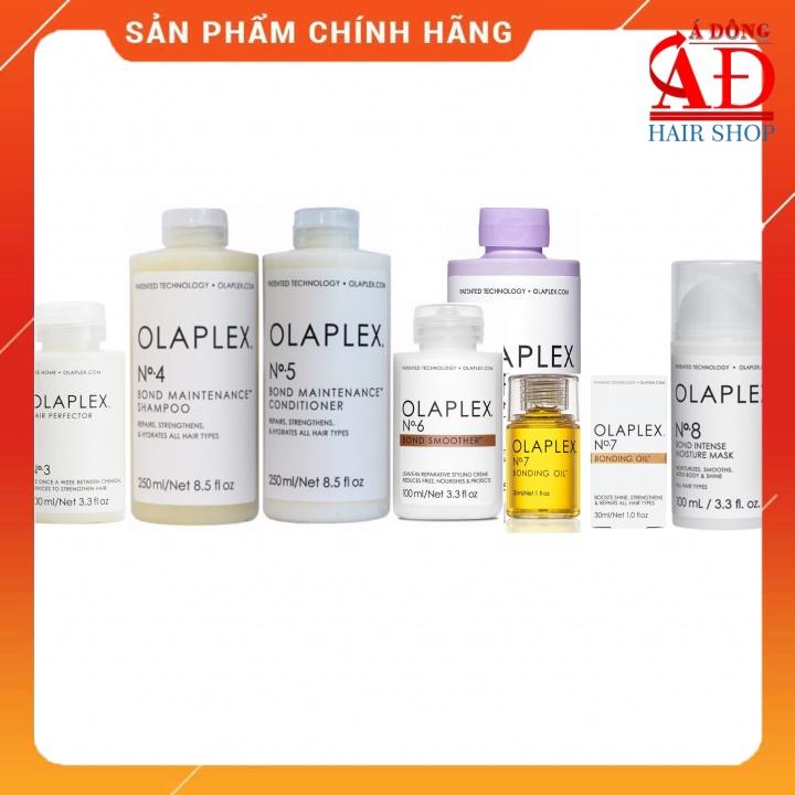 DẦU GỘI XẢ Ủ DƯỠNG OLAPLEX 0 3 4 5 6 7 8 USA PHỤC HỒI TÓC HƯ TỔN DO UỐN TẨY NHUỘM