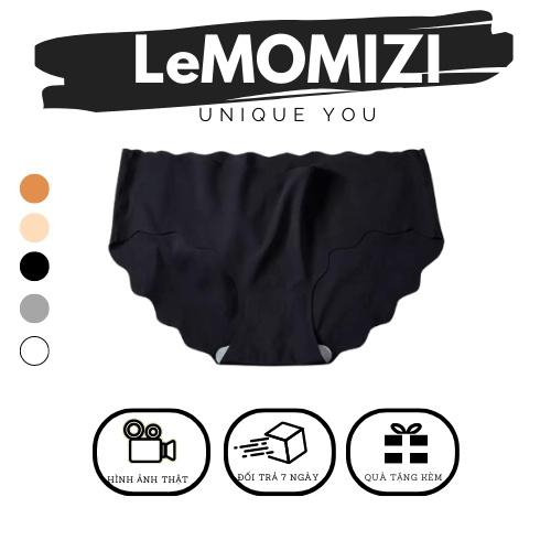 Quần Lót Nữ Đúc Su, gợn sóng LeMOMIZI cao cấp thun lạnh không đường may kháng khuẩn size M đến XXL
