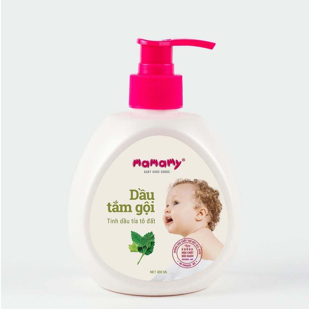 Dầu Tắm Gội Thiên Nhiên Mamamy 400ml