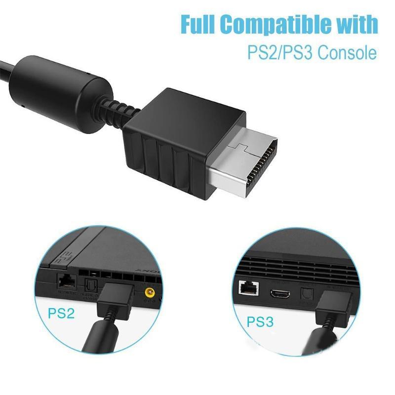 Dây cáp âm thanh hình ảnh RCA cho PS3 PS2 6ft