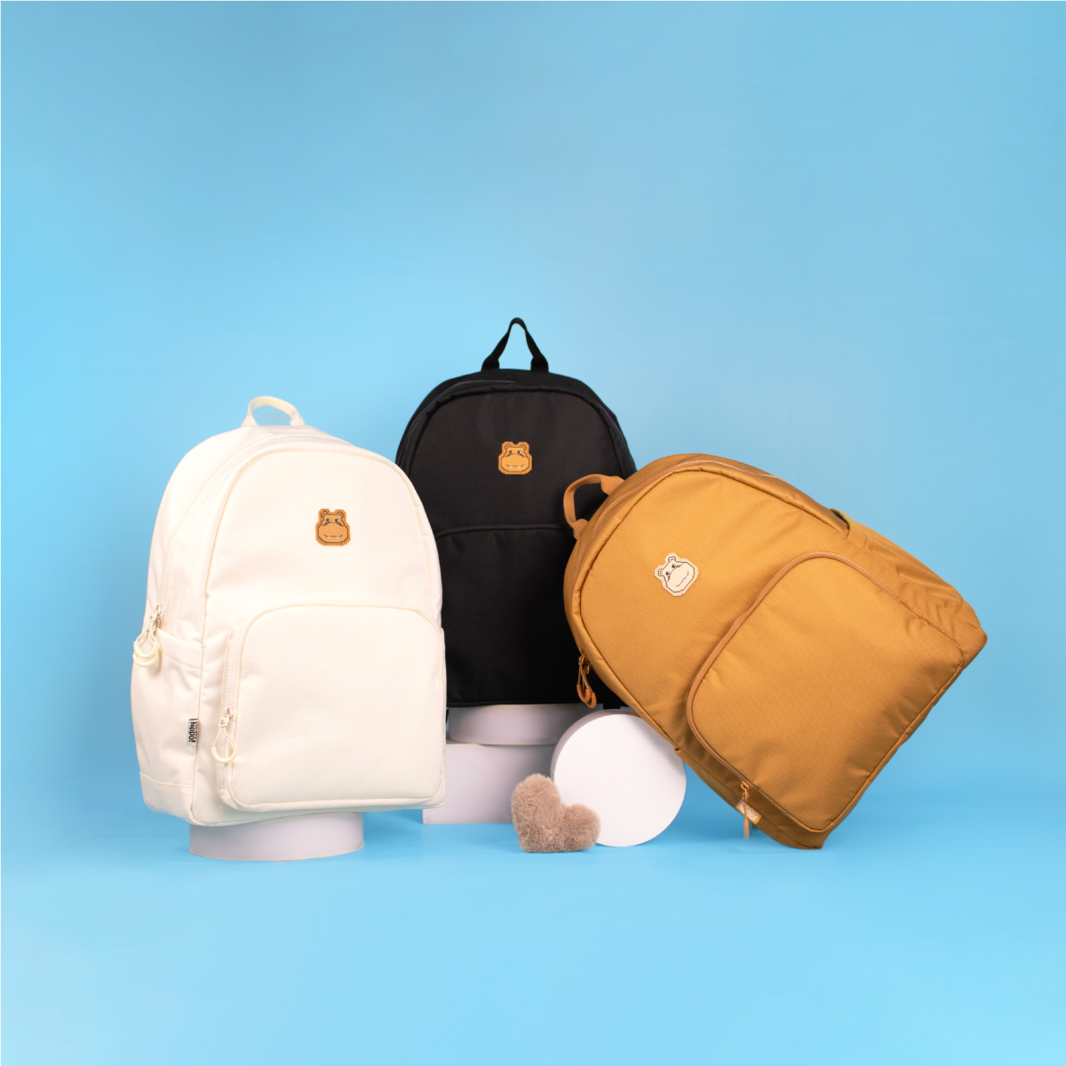 Ba Lô Mono Thời Trang Ivory Clever Hippo BMONO/IVORY