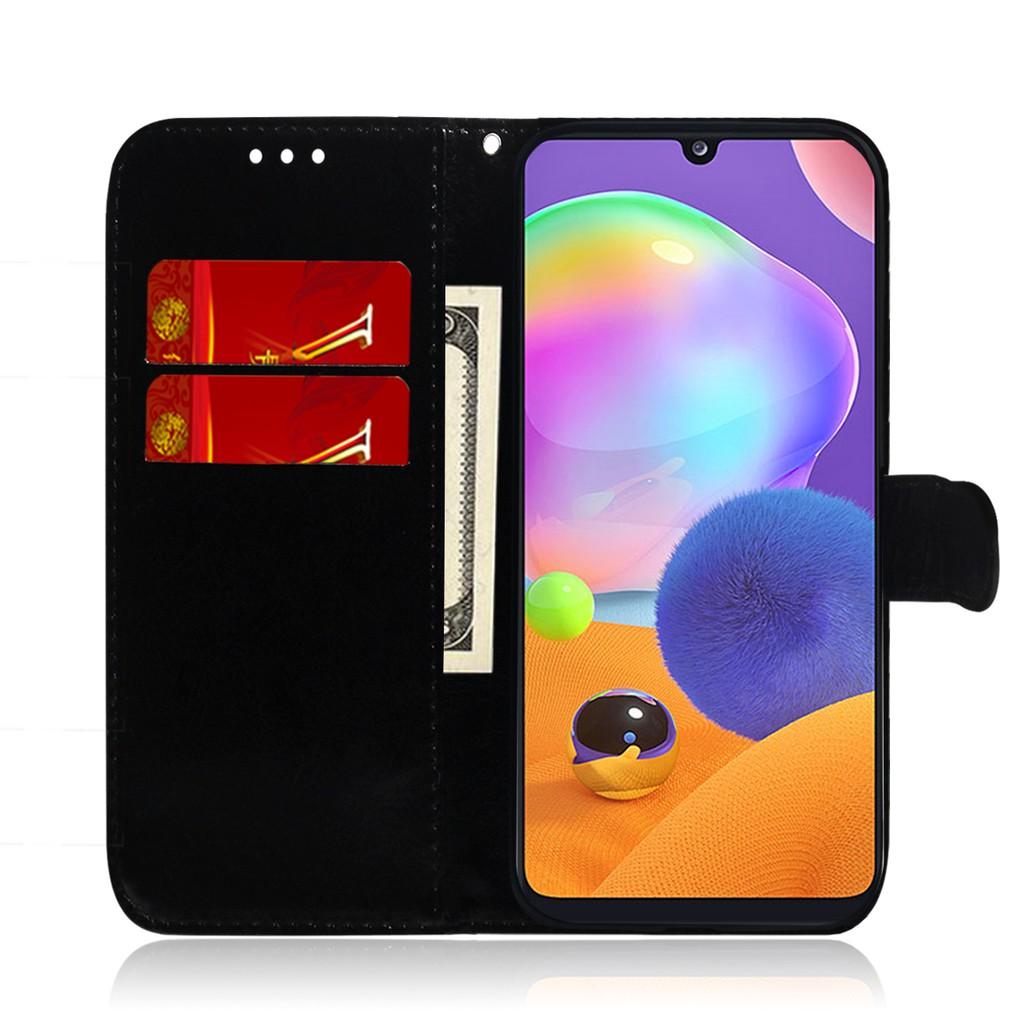 Ốp lưng da ví gập cho Samsung Galaxy S20 Plus S20+ S20 Ultra Note 10 Note 10+ Note 10 Lite S10 Lite A81 A91