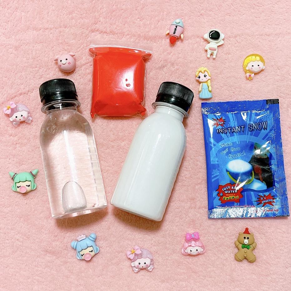 Bộ Kit Slime Bơ Slime Mây 5 Món Tiết Kiệm Cho Học Sinh - Tặng Kèm Charm