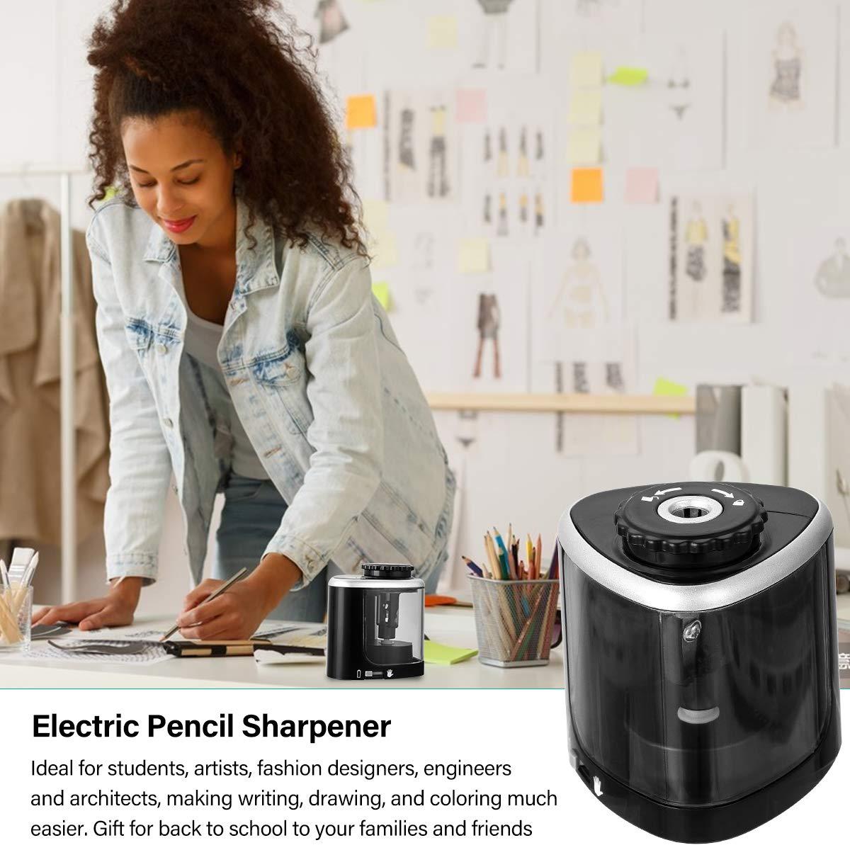 Gia cầm điện, bút chì điện cho trẻ em, giáo viên, lớp học, lý tưởng cho bút chì màu dày, bút lớn và mỏng 6-8 mm và 9-12 mm