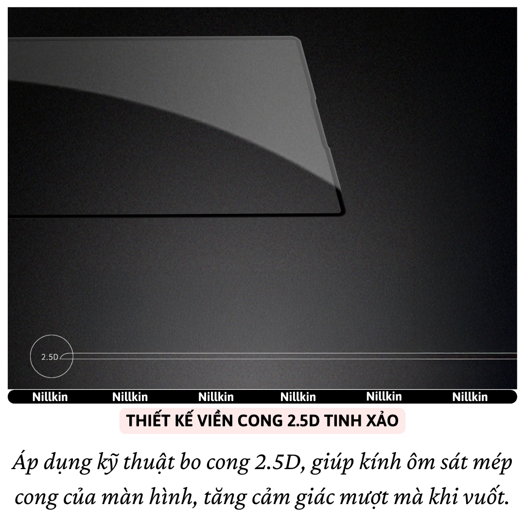 Miếng dán kính cường lực màn hình chống vỡ cạnh cho Samsung Galaxy Fold 6 / Fold 7 5G hiệu Nillkin CP+ Pro - Phủ Nano, vát cạnh 2.5D, mỏng 0.33mm, Chống Lóa, Hạn Chế Vân Tay - Hàng nhập khẩu
