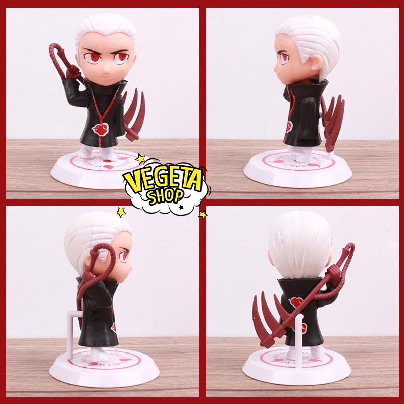 Mô hình Naruto - Set 6 nhân vật Uchiha Itachi Uzumaki Naruto Nagato Pain Hatake Kakashi Hidan - Cao 7cm