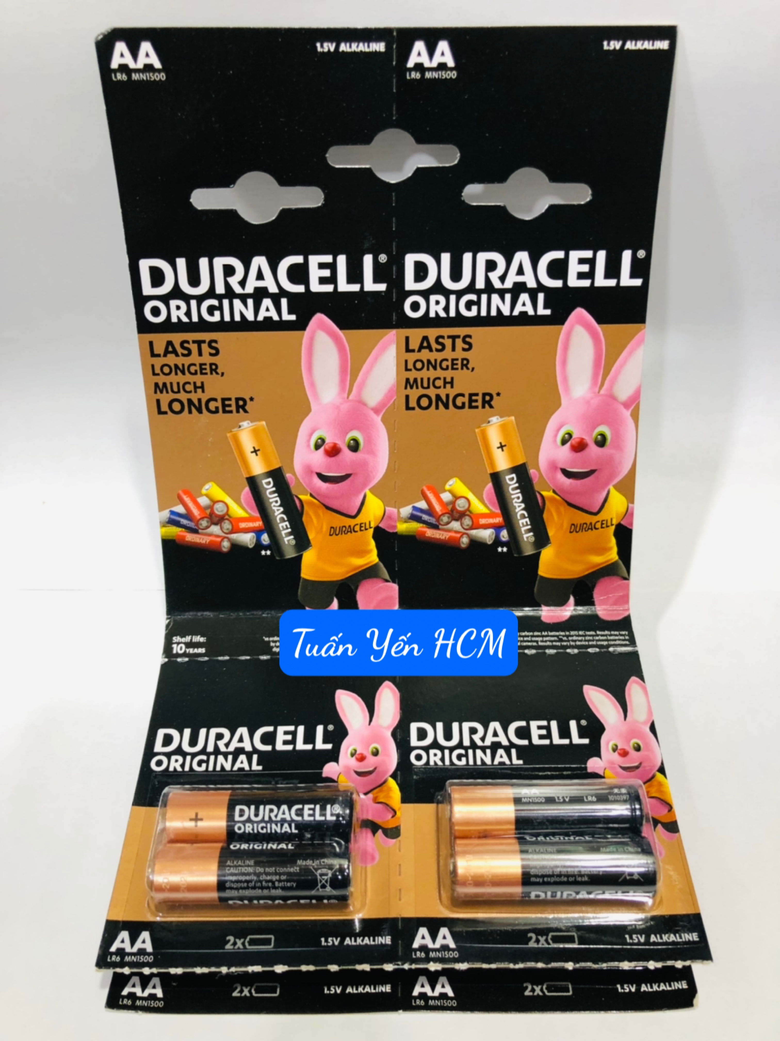 Pin AA Alkaline 1.5v Duracell MN1500 LR6 - Vỉ 2 viên - Tuấn Yến