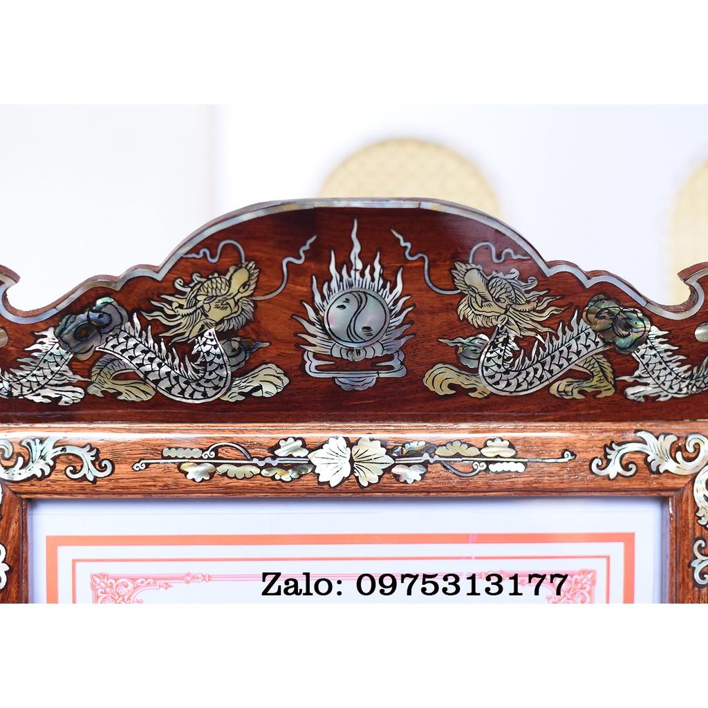 KHUNG HÌNH THỜ CẨN ỐC CAO CẤP GỖ HƯƠNG 25 X 30