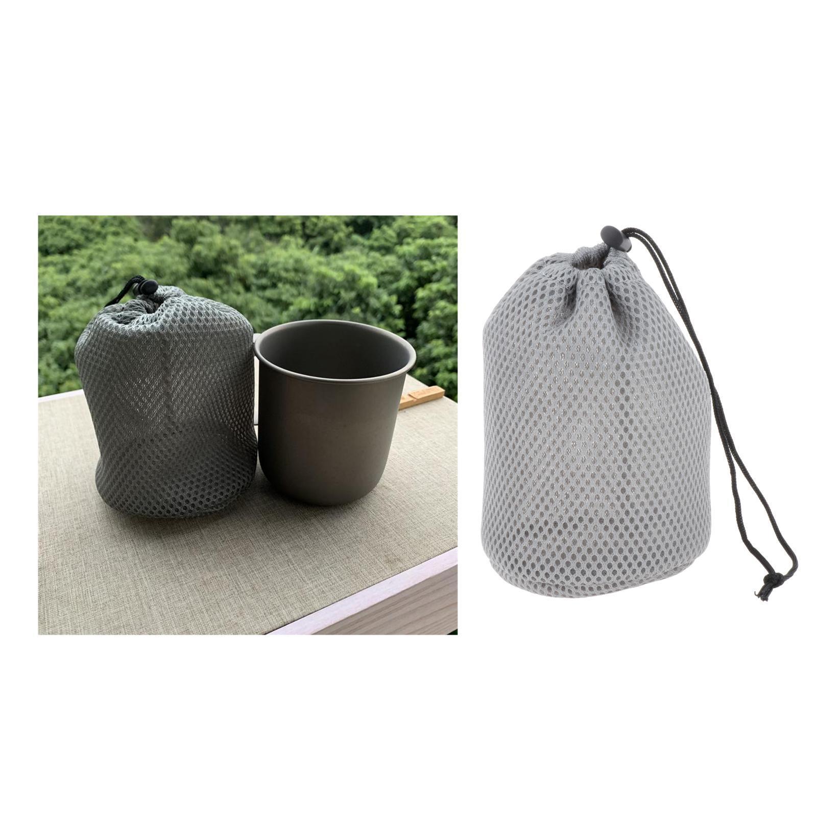 Drawstring Bag Stuff Storage Sack Bottle Holder carry pouch for Outdoor