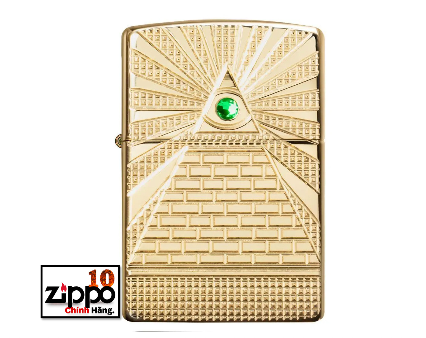 Bật lửa ZIPPO 49060 Armor Eye of Providence Design - Chính hãng 100%