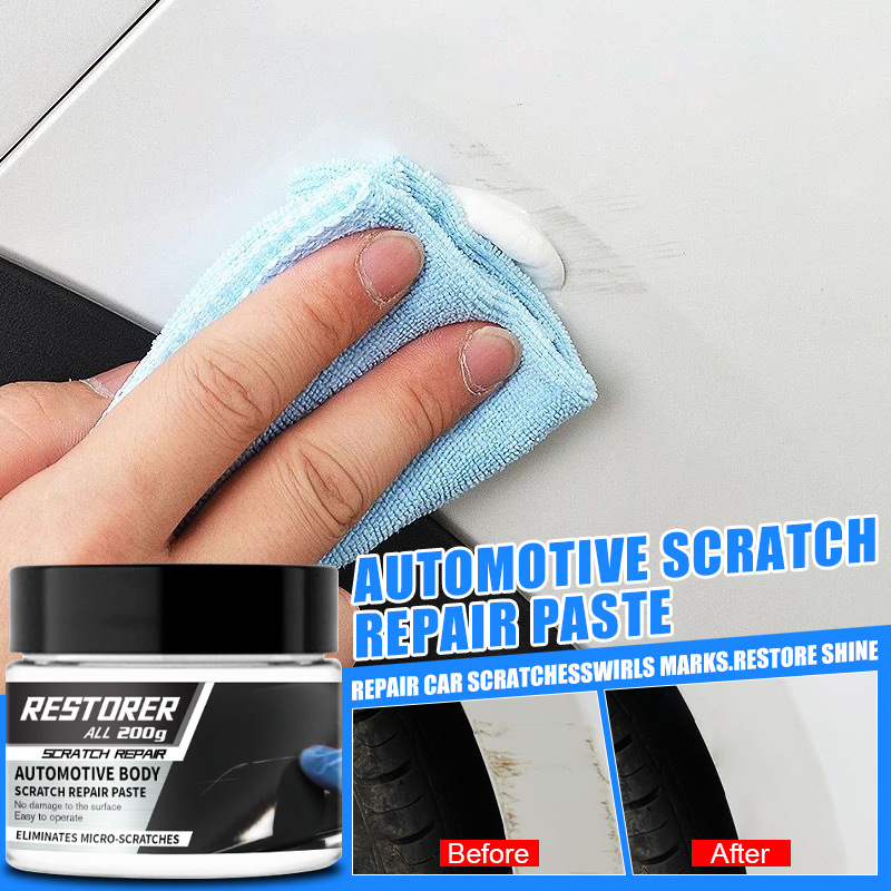 SÁP TẨY VẾT XƯỚC Xe Ô Tô, Kem Xóa Vết Trầy Xe Máy Restorer 200gr | Bảo Vệ Sơn Xe, Xóa Vết Trầy, Thẩm Mỹ