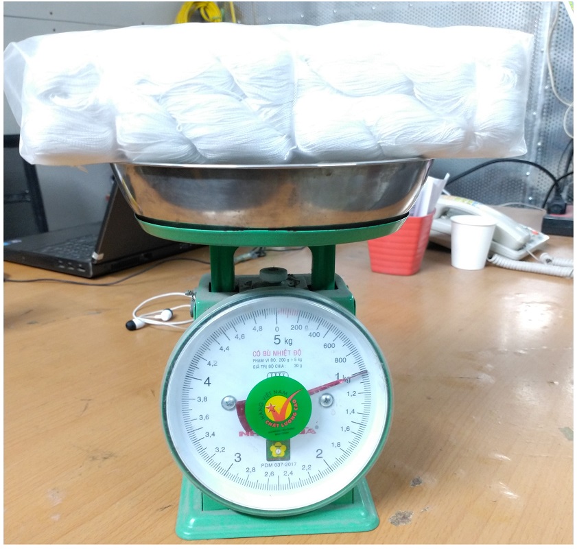 Túi dây dù HT BLUE DOLPHIN, chất liệu Nylon, Trọng lượng 1Kg/Túi