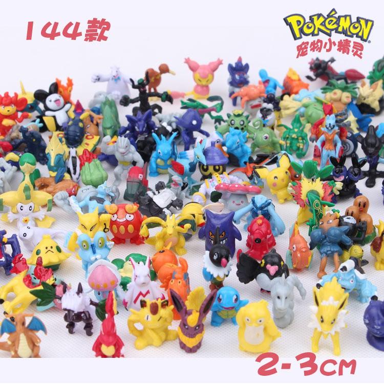 Set 144 Mô Hình Nhân Vật Pokemon Dễ Thương