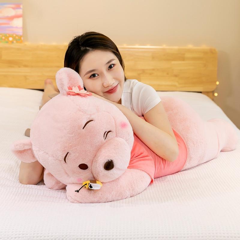 Gấu Pooh dáng nằm siêu cute cho bạn gái, hàng cao cấp chuẩn nhập khẩu - siêu mềm mịn