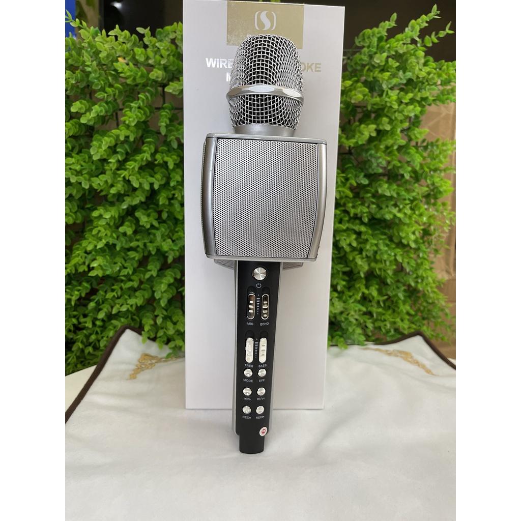 Micro Bluetooth Hát Karaoke YS-92, Mic Live Stream Không Dây, Âm Thanh Cực Hay, Hỗ Trợ Thu Am Và Ghi Âm.