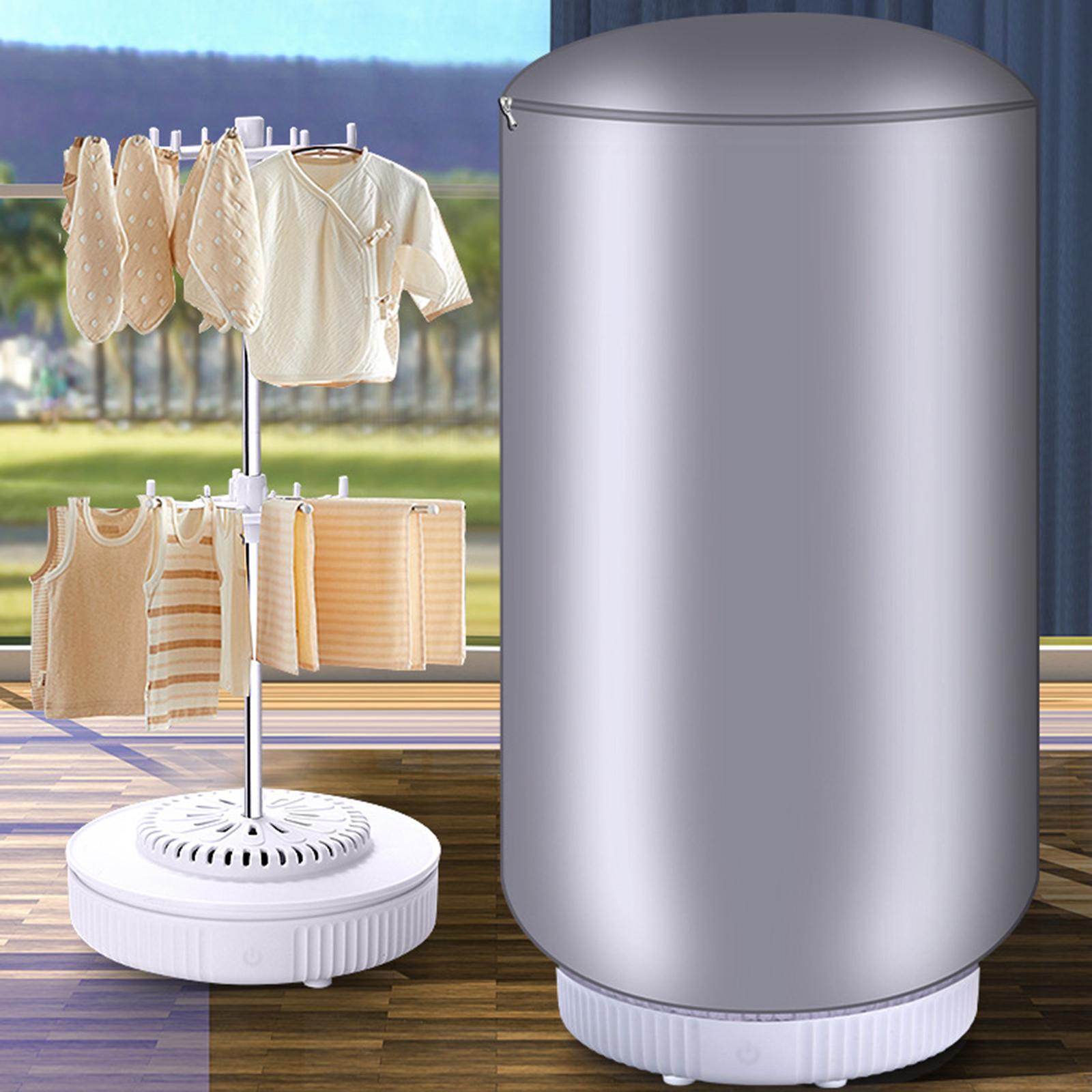 Portable Household Dryer 200W mini for Travel Dorm Apartments Gray