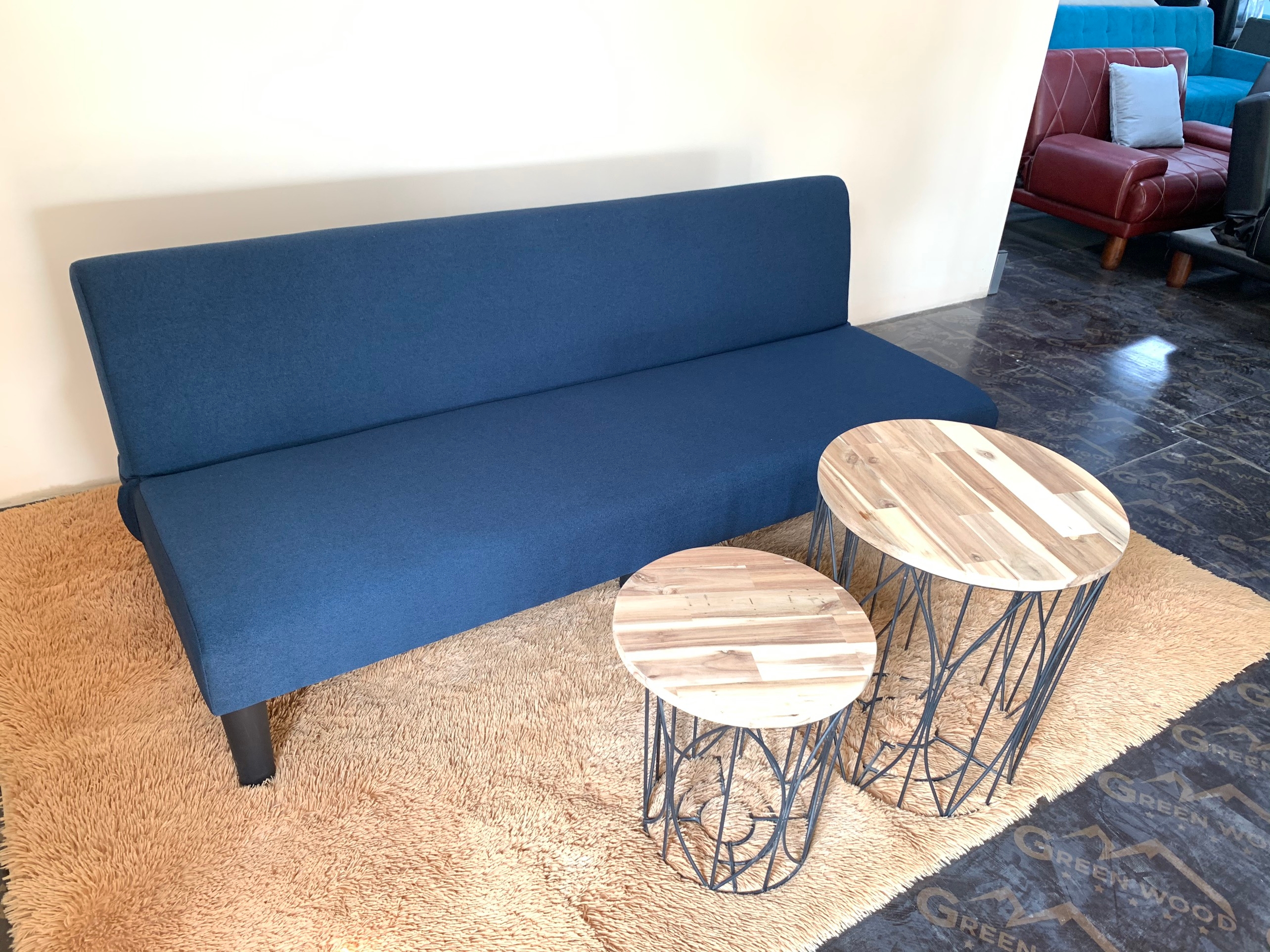 Sofa bed đa năng Juno sofa màu xanh dương