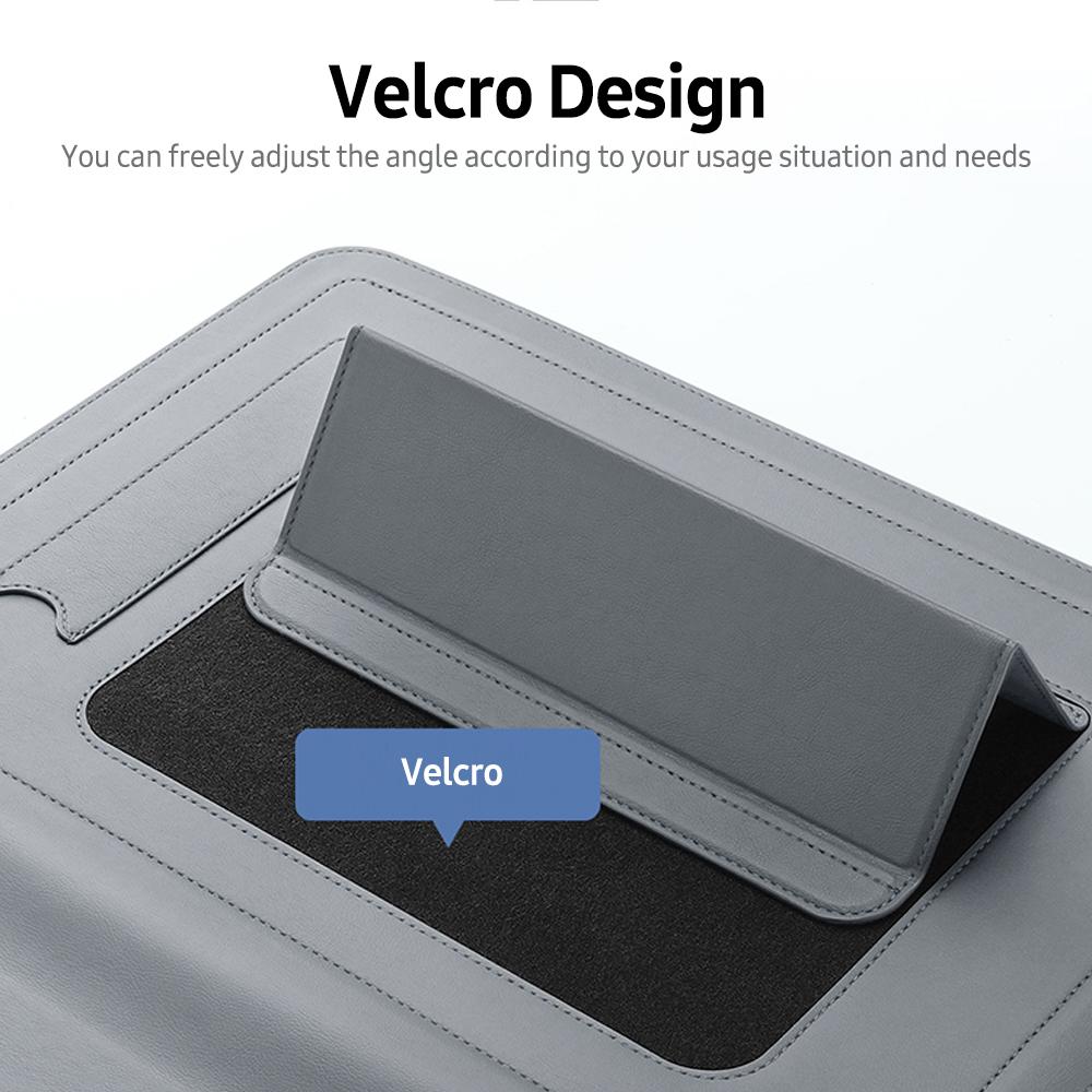 Túi đựng máy tính xách tay đa chức năng 3 trong 1 BUBM 14 inch Nhẹ, Chống mài mòn - Xám - 14 inch