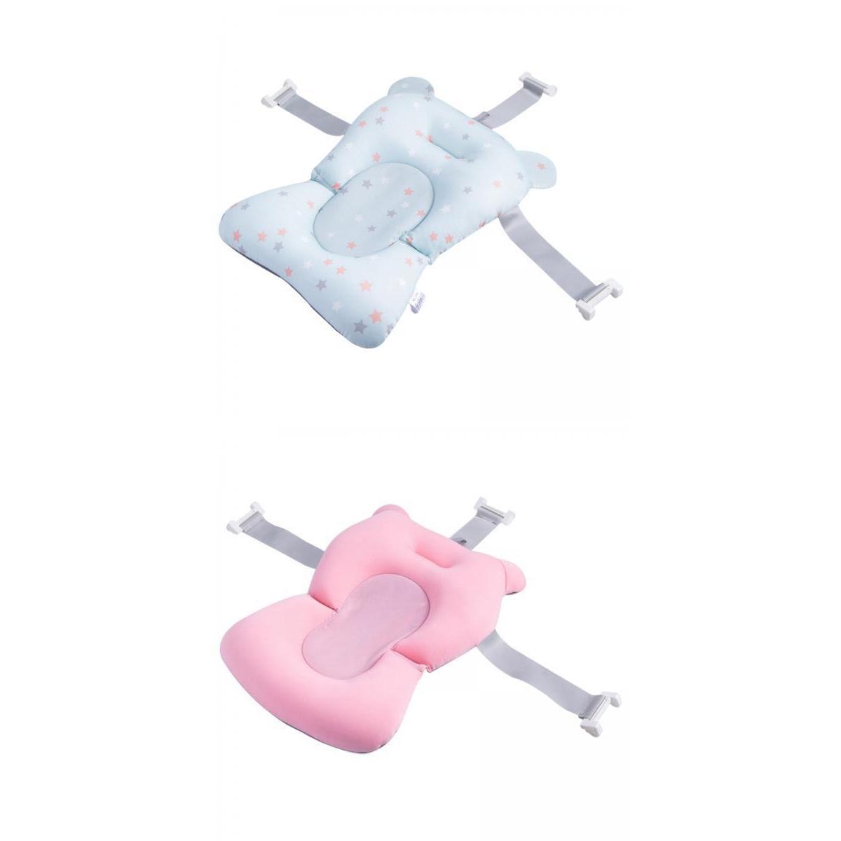 2x Baby Bath Seat Support Mat Foldable Baby Bath Tub Pad