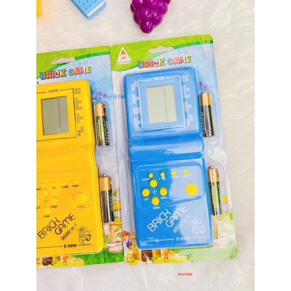 Bộ Máy Trò Chơi Game Điện Tử + Tặng Pin Nhiều Màu Cầm Tay Đồ Chơi Hàng Đẹp