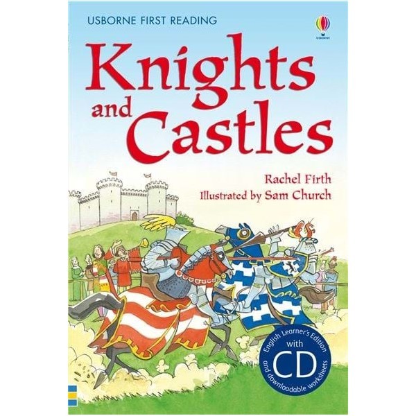 [Hàng thanh lý miễn đổi trả] Usborne Knights and Castles + CD