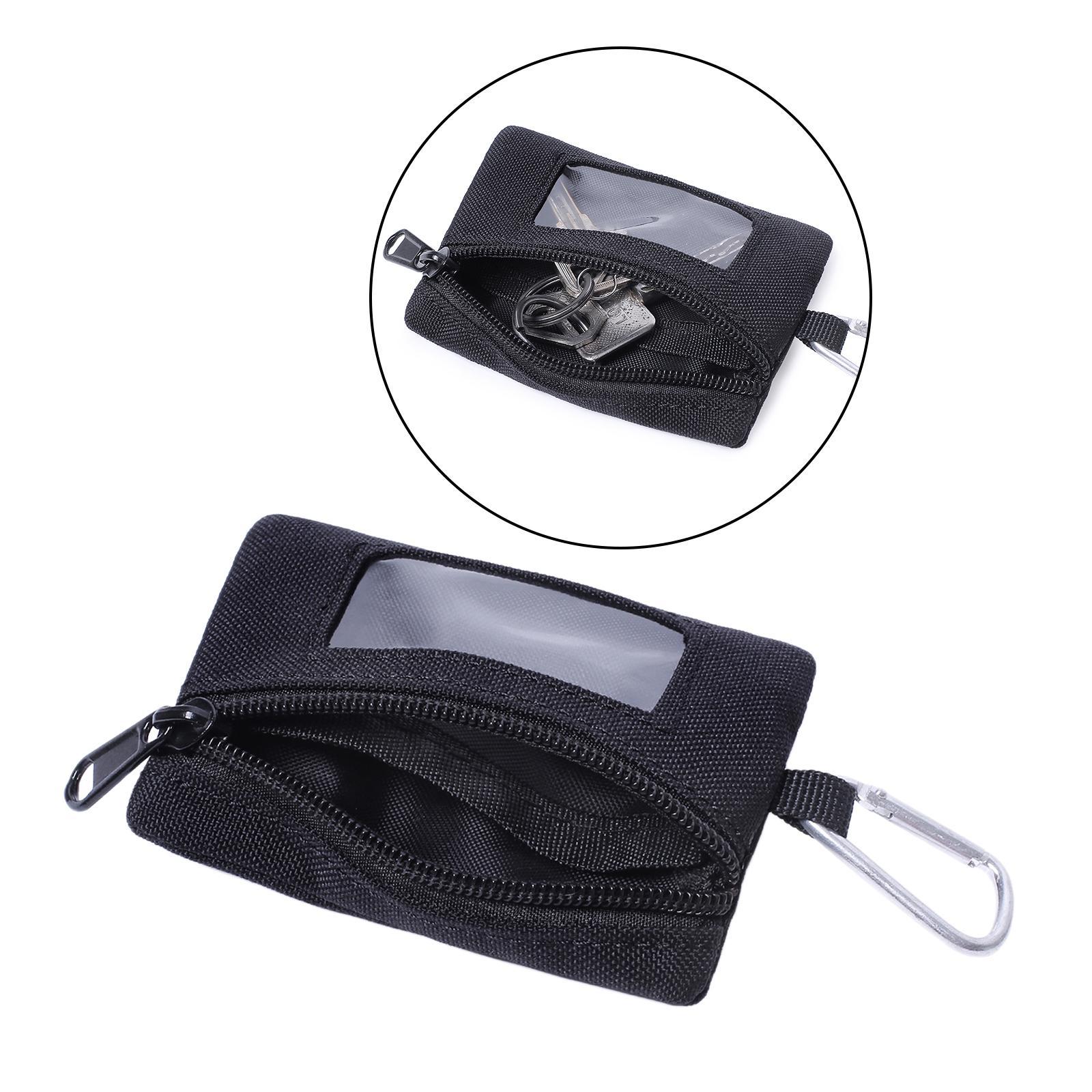Oxford Cloth Purse Fashion Running Sports Travel Pouch Bag Black