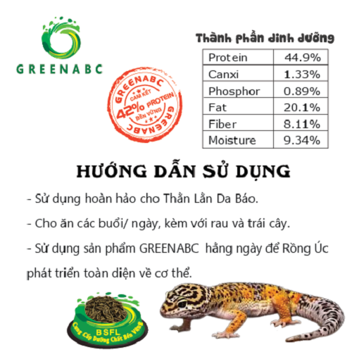 Thức ăn bò sát THẰN LẰN DA BÁO - Leopard Gecko