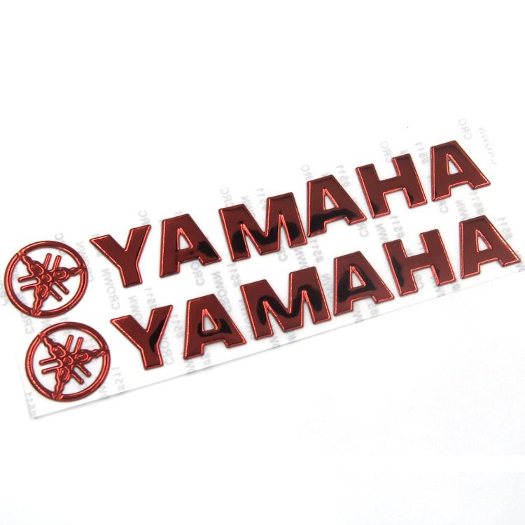 TEM CHỮ NỔI DÀNH CHO XE YAMAHA CÓ LOGO KÈM