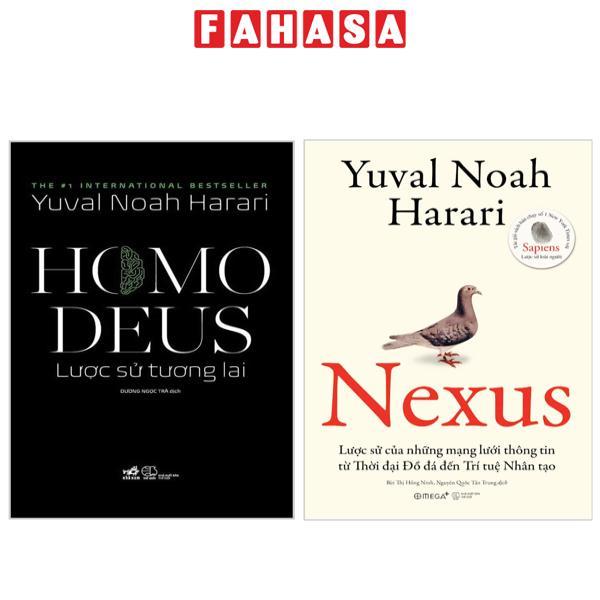 Combo Sách Homo Deus - Lược Sử Tương Lai + Nexus - Lược Sử Của Những Mạng Lưới Thông Tin Từ Thời Đại Đồ Đá Đến Trí Tuệ Nhân Tạo (Bộ 2 Cuốn)