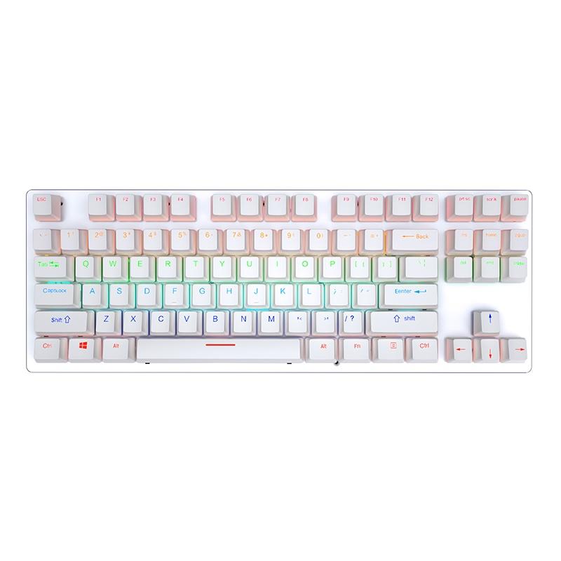 Bàn phím cơ Coputa bàn phím máy tính gaming chơi game laptop TKL Full LED Rainbow K550