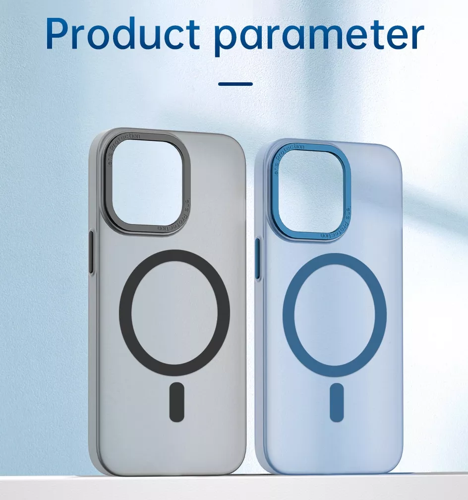 Ốp lưng chống sốc cho iPhone 14 Plus hỗ trợ sạc Maqsafe hiệu WIWU PC Ultra-thin Frosted Magnetic Case - hàng nhập khẩu