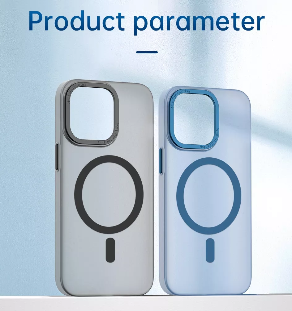 Ốp lưng chống sốc cho iPhone 14 Pro Max (6.7 inch) hỗ trợ sạc Maqsafe hiệu WIWU PC Ultra-thin Frosted Magnetic Case (mặt lưng nhám mờ, gờ bảo vệ Camera 0.5mm) - hàng nhập khẩu