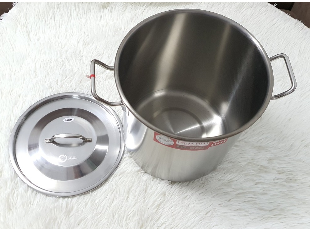 Nồi súp inox 430 - 16 lít / Nồi Inoxcenter83 lớn đa năng dùng mọi loại bếp